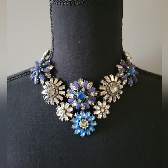 BaubleBar Jewelry - BaubleBar Multi-color Rhinestone Statement Necklace